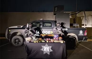 Decomisan 19 kilogramos de pirotecnia en Pesquería, Nuevo León