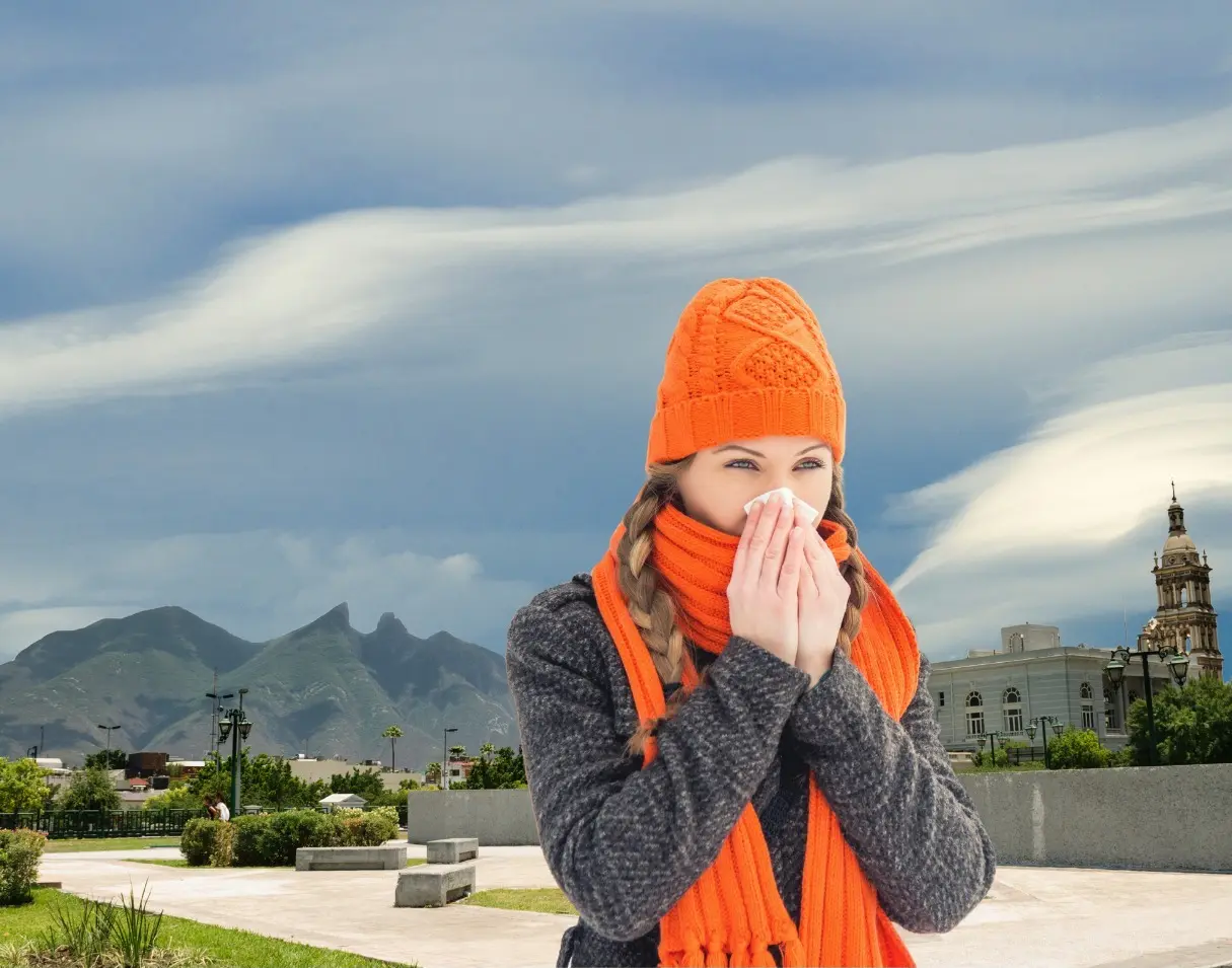 Las bajas temperaturas han traído consigo una buena calidad del aire en Monterrey. Foto: Canva.
