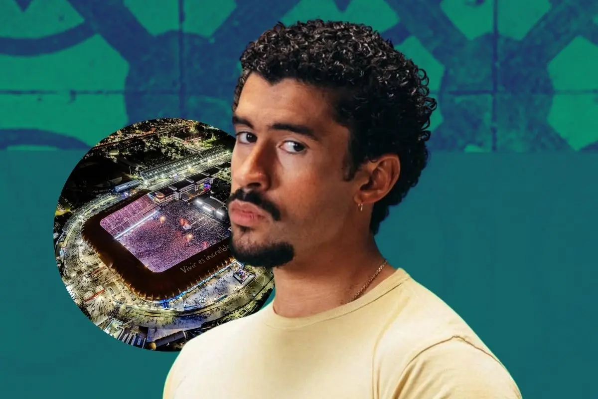 Bad Bunny se presentará el próximo 10, 11, 12, 15, 16, 19, 20 y 21 de diciembre en el Estadio GNP Seguros. FOTO: CANVA/IG: @badbunny