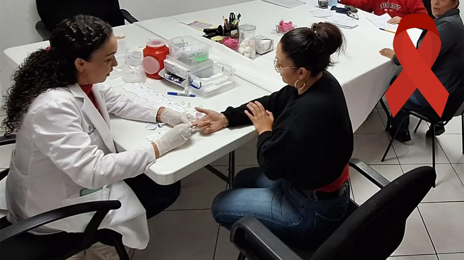 La detección del VIH se puede hacer con una prueba rápida. | Foto: SSD.