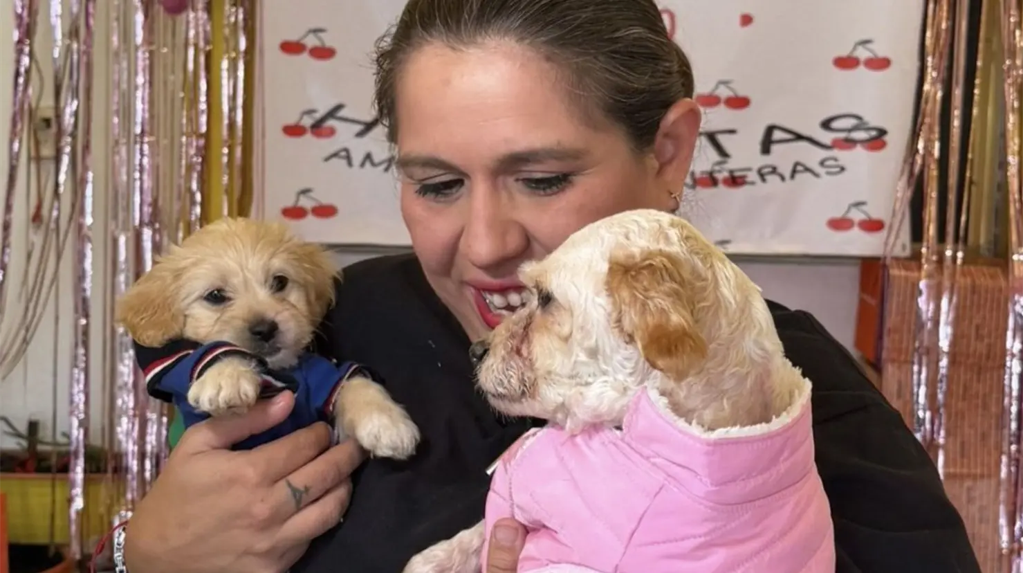 Cereza y Cerecito sobrevivientes de la explosión en Iztapalapa. Foto: @HASF_AnaSDiaz