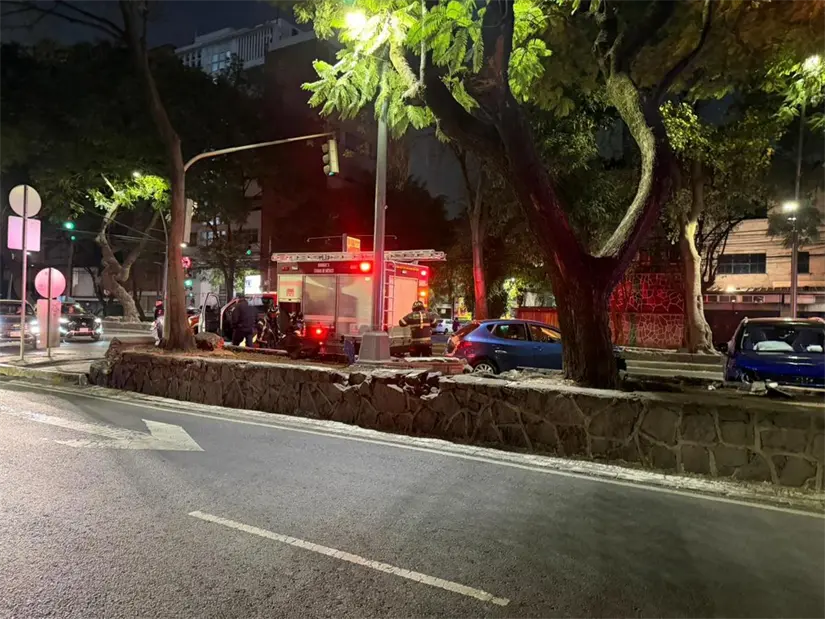 Heridos por el accidente en Ejercito Nacional   Foto: Ramón Ramírez