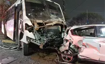 VIDEO | Choque múltiple deja 33 heridos y caos vial en García, Nuevo León