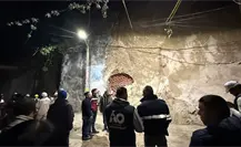 Continúan los trabajos de reparación tras deslave en la colonia Acuitlota, en Álvaro Obregón