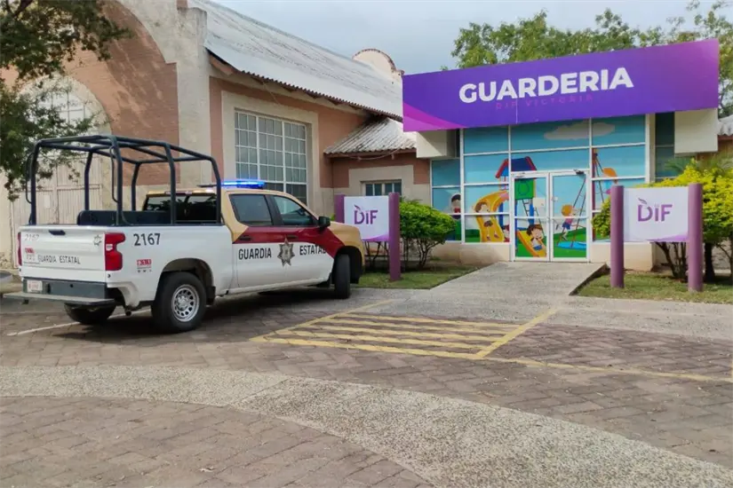 Las tres adolescentes fueron resguardadas en las instalaciones del Sistema DIF Victoria. Foto: Carlos García