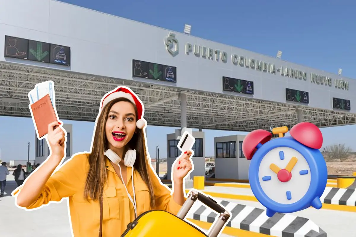 Tiempos reales para regios en puentes fronterizos. Foto: Gobierno de Nuevo León / CANVA