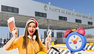 ¿Cuánto tardan realmente los regios en cruzar el puente fronterizo en esta temporada navideña?