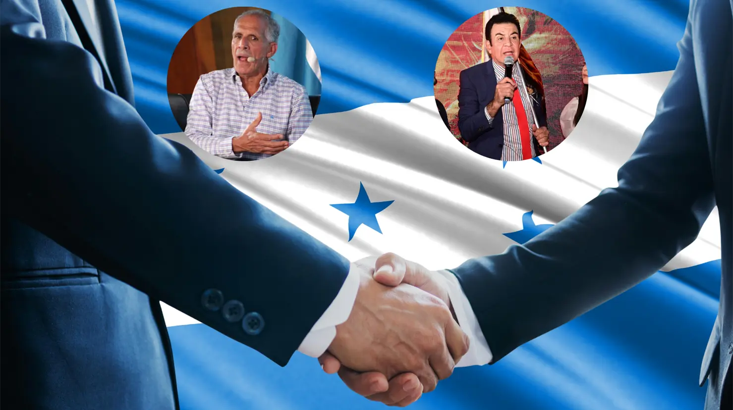 Asfura y Nasralla se mantienen en un “empate técnico”, según informó ayer el Consejo Nacional Electoral (CNE), FOTO: Imagen ilustrativa (Canva y Facebook)