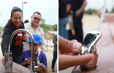 ¿Dónde hay agua purificada gratuita en La Paz? Ya opera el segundo bebedero Bienestar en El Piojillo