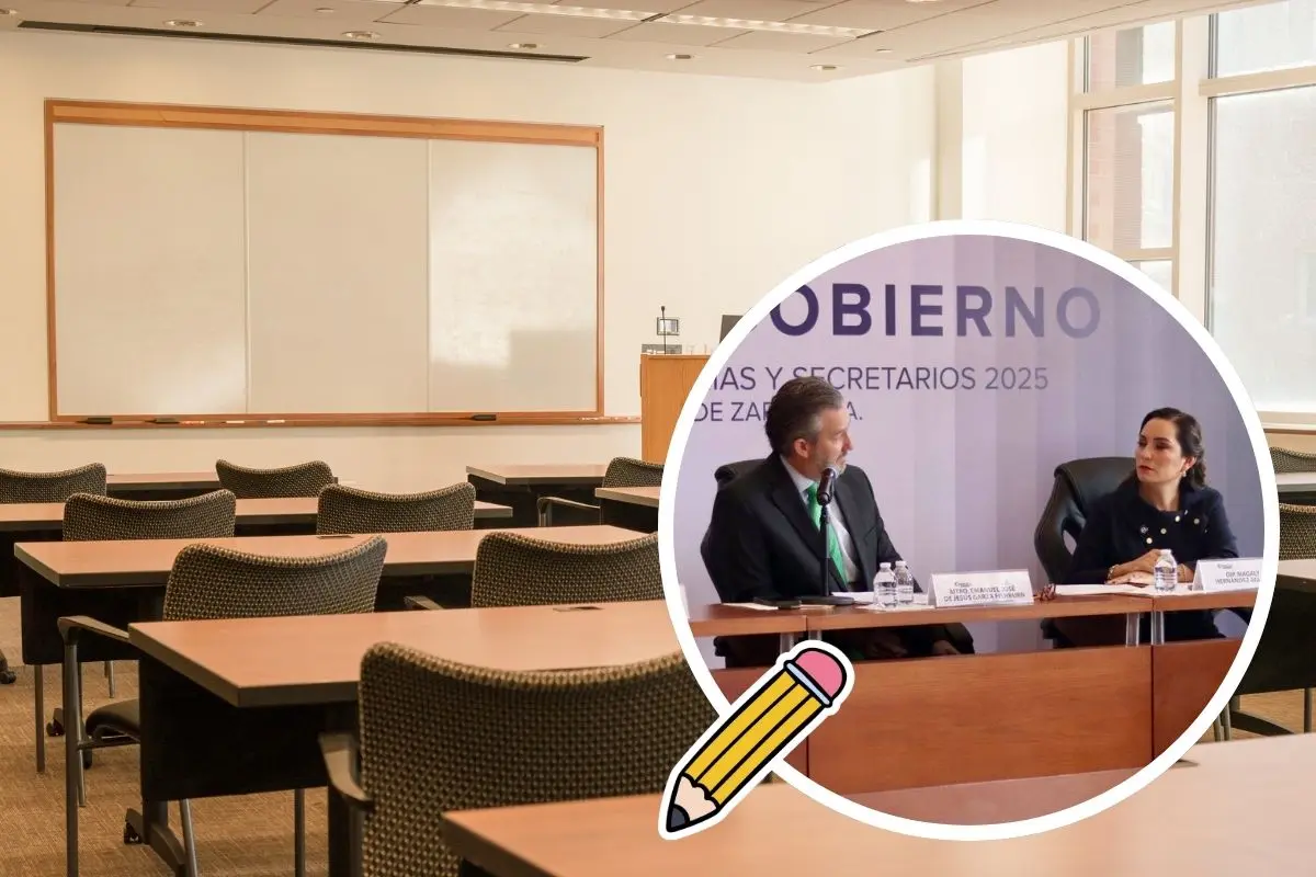 Salón de clases ejemplifica el anuncio de fortalecimiento al impulso educativo en Coahuila / Foto: Secretaria de Educación | Canva