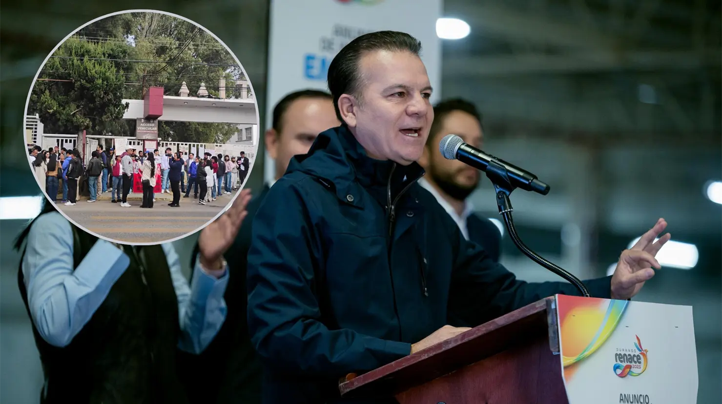 Esteban Villegas Villarreal dijo que respeta el movimiento estudiantil del ITD. | Foto: Especial.