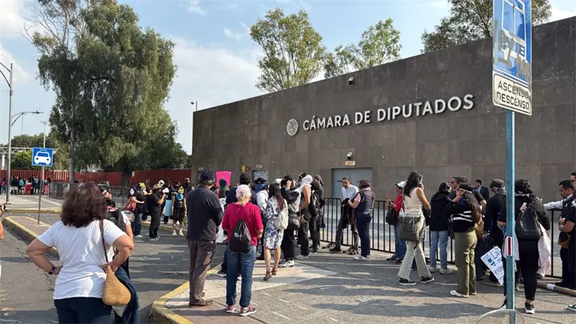 Protesta de estudiantes de la UPN. Foto: Luis Antonio Alfaro 