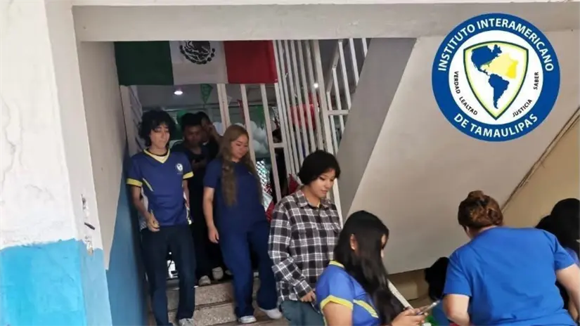 imagen recuadro Jesús estudió el nivel medio superior en el Instituto Interamericano de Tamaulipas en el año 2022 | Foto: FB Jesús