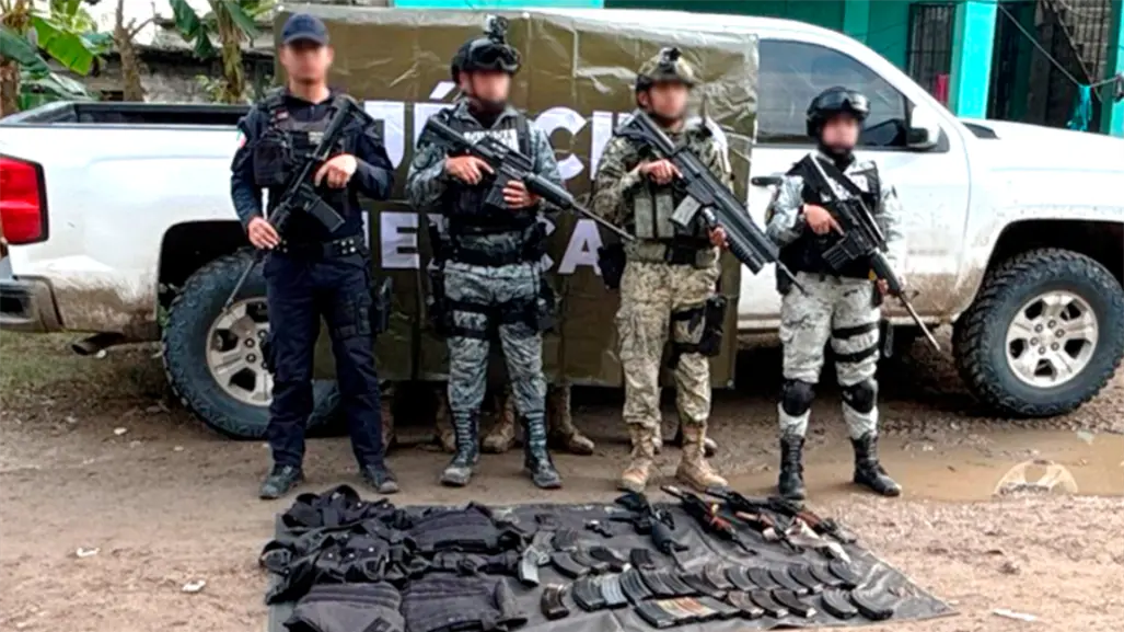 Operativo federal revienta laboratorios y asegura arsenal en 7 estados