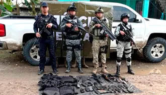 Operativo federal revienta laboratorios y asegura arsenal en 7 estados