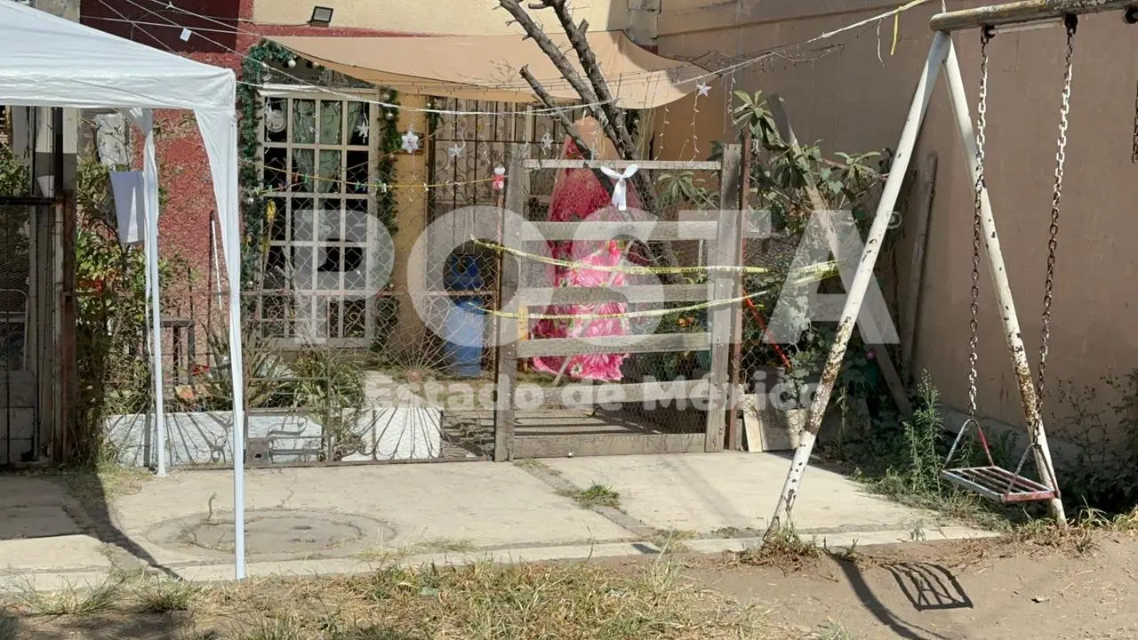 Domicilio en donde despidieron a bebé intoxicado en Edomex. | Foto: Juan Manuel López