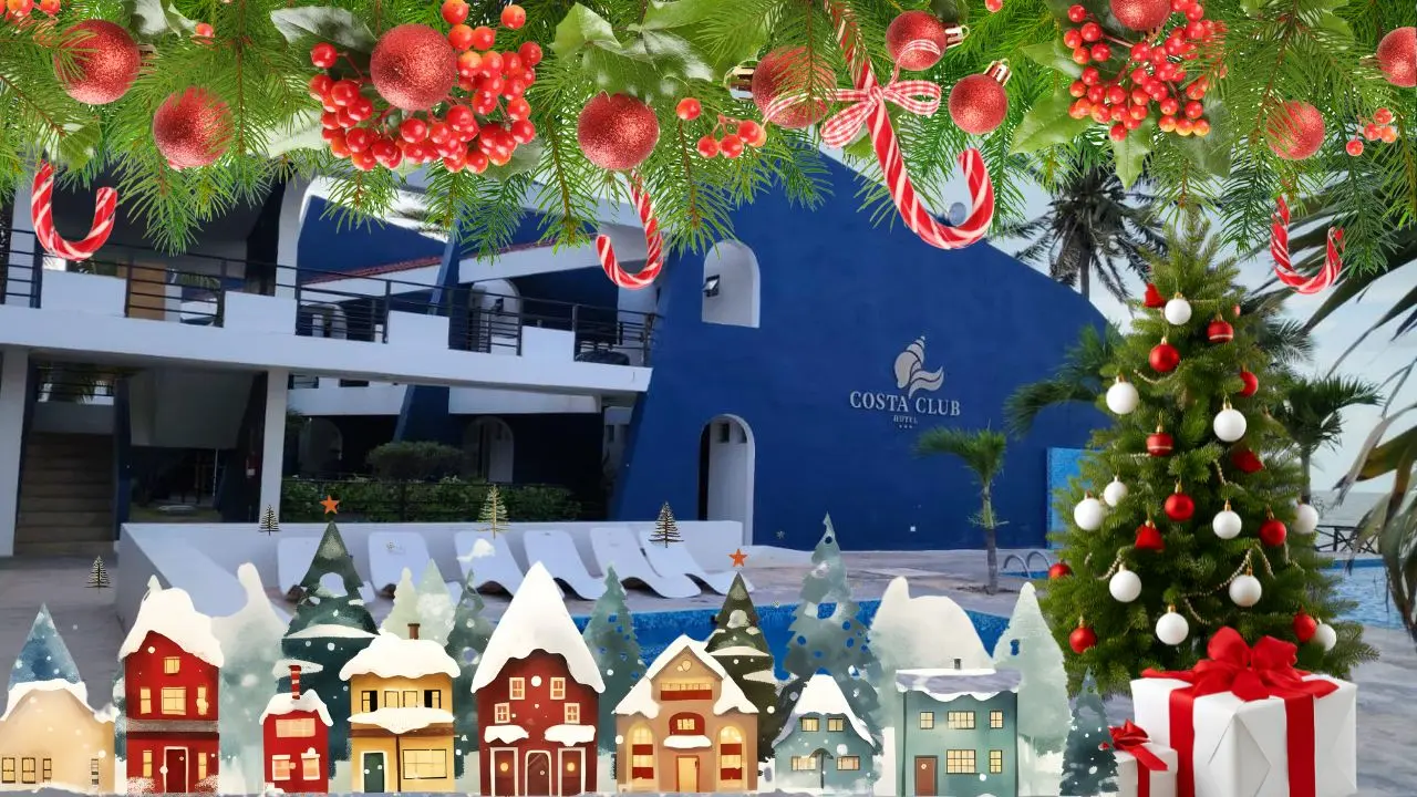 Al fondo, aspecto de las instalaciones del Hotel Costa Club, lugar donde se realizarán actividades con motivo de las fiestas navideñas.- Fuente Hotel Costa Club