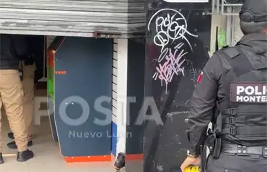 Boquete en negocio de tragamonedas en Monterrey: ladrones roban 250 mil pesos en pleno centro