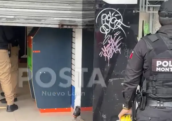 Boquete en negocio de tragamonedas en Monterrey: ladrones roban 250 mil pesos en pleno centro