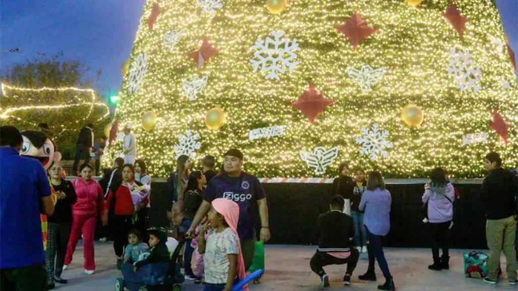 Llegó la magia: ya hay fechas para el encendido de los pinos navideños gigantes en Tamaulipas