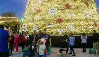 Llegó la magia: ya hay fechas para el encendido de los pinos navideños gigantes en Tamaulipas