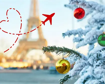 ¿Navidad en París? Esto te cuesta el vuelo desde Durango hasta la capital de Francia