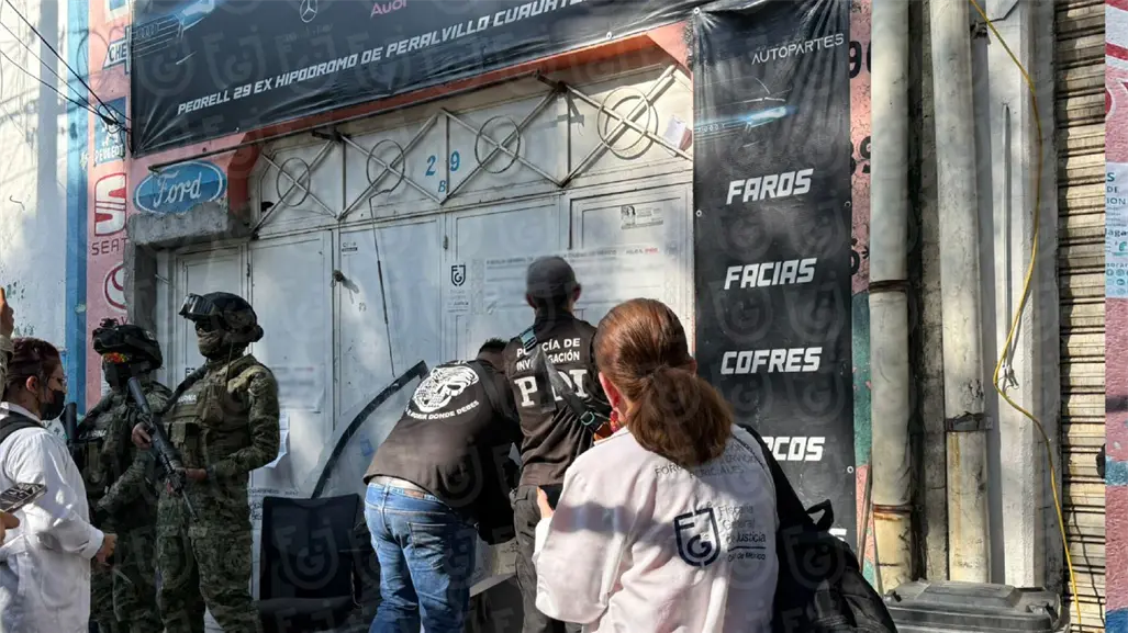 Operación Cazador decomisa mil 800 toneladas de autopartes en CDMX; Cuauhtémoc e Iztapalapa encabezan cateos