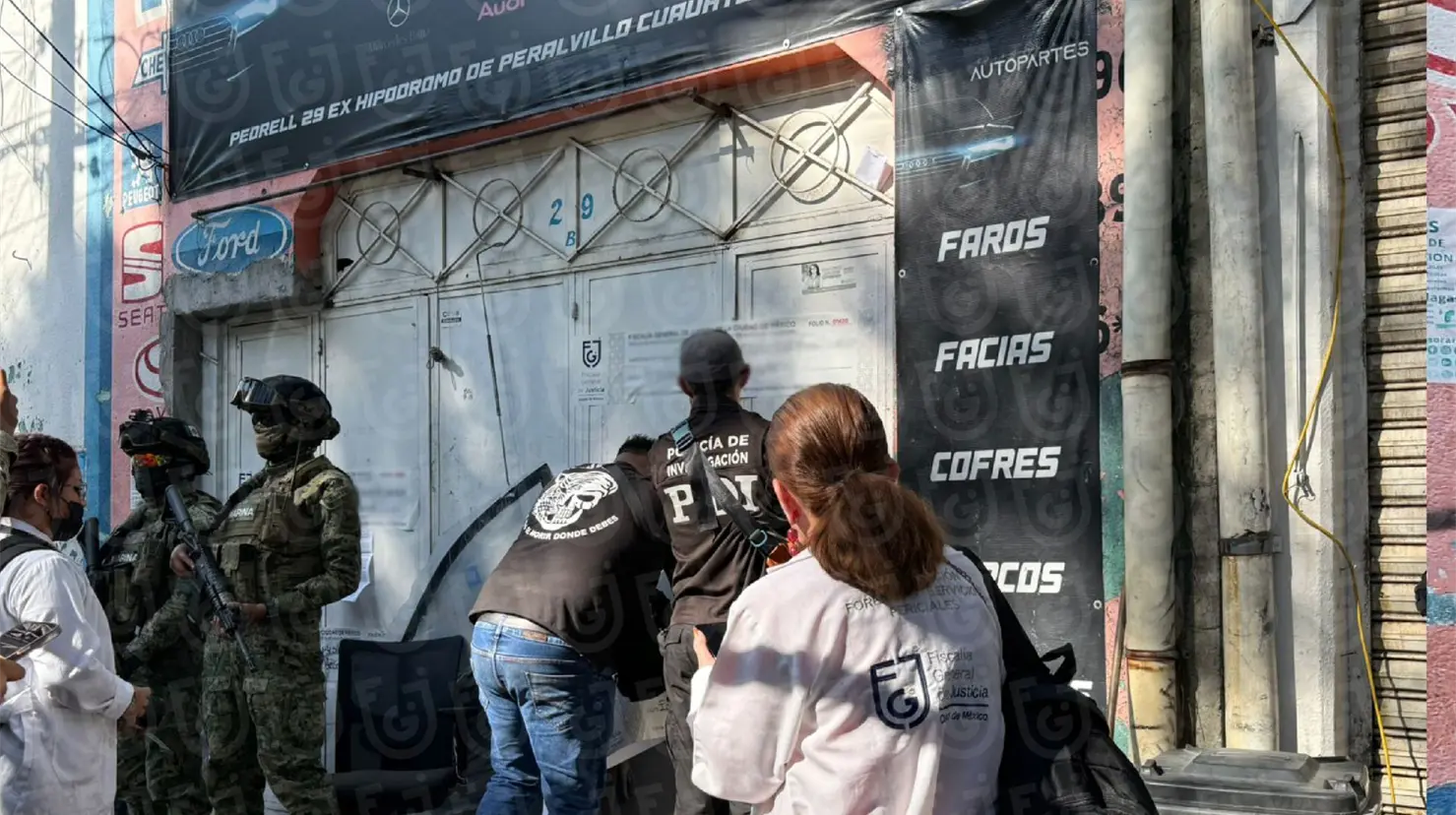 Operación Cazador en Iztapalapa y Cuauhtémoc. Foto: @FiscaliaCDMX | Canva