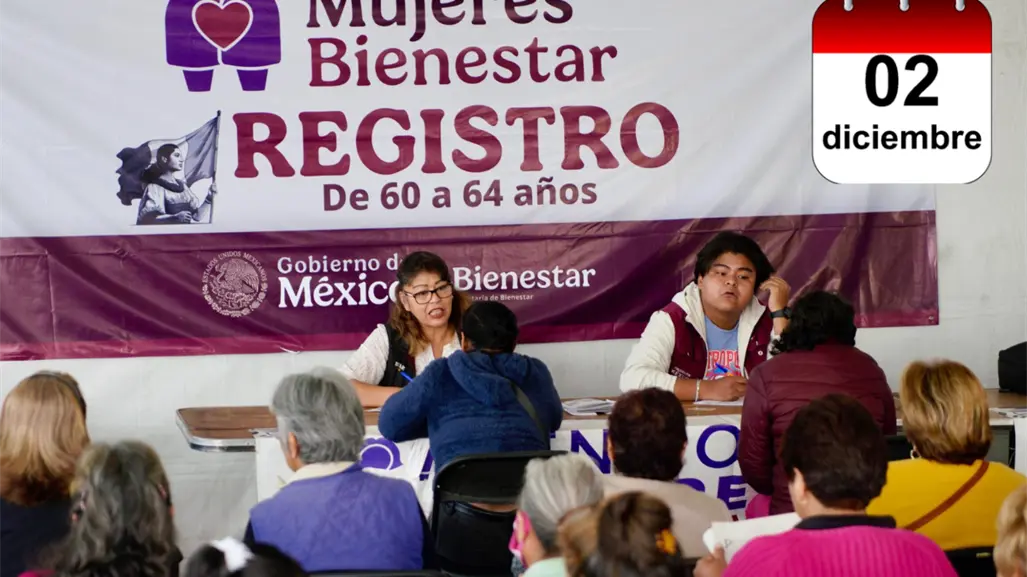 Pensión Bienestar: ¿Qué adultos mayores se registran hoy 2 de diciembre de 2025?
