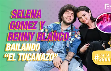 Captan a Selena Gomez y Benny Blanco bailando "El Tucanazo" en fiesta privada