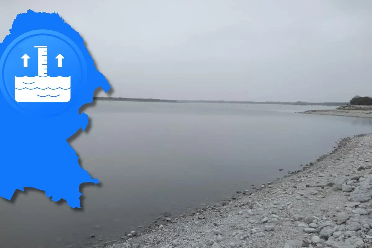 Presa La Fragua en Coahuila representa el nuevo nivel de las presas en el estado / Foto: SMA Coahuila | Canva