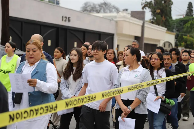 Las peregrinaciones que se realizan en Monterrey deben cumplir con una serie de recomendaciones para brindar seguridad a sus participantes. Foto: Facebook SCYF Monterrey