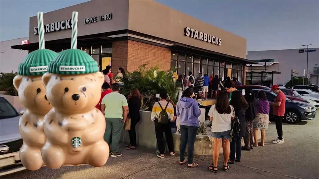 La locura por el vaso Bearista: Yucatán se suma a la fiebre mundial del osito de Starbucks