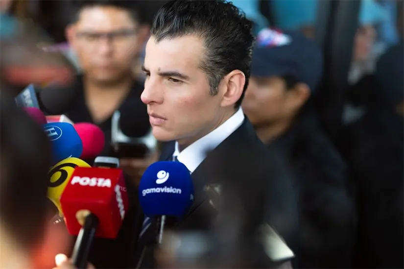 Secretario General de Gobierno, Miguel Ángel Flores Serna. Foto: Cortesía.