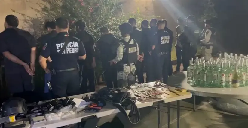 imagen recuadro Un operativo en San Pedro llevó a la Fiscalía de Nuevo León a desmantelar un caso de narcomenudeo con los implicados. Foto: San Pedro