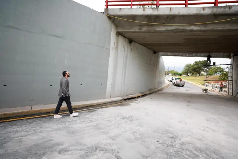 El Alcalde Mauricio Farah Giacomán informó que la circulación quedará restablecida a partir de las 6:00 horas de este miércoles 3 de diciembre. Foto: Gobierno de San Pedro Garza García.