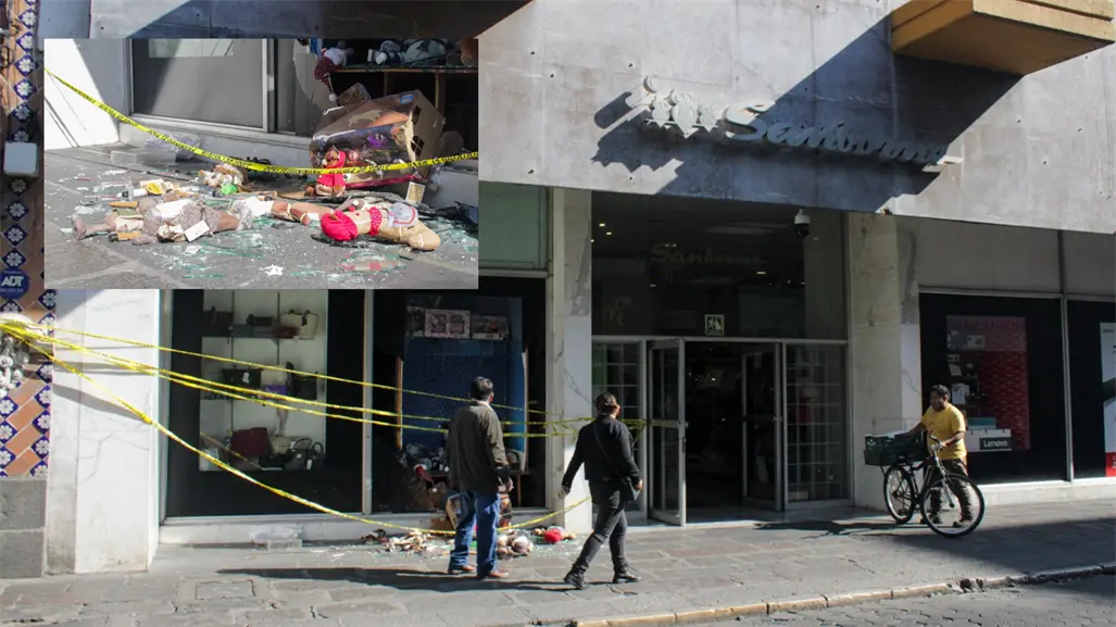 Asaltan por tercera vez Sanborns del Centro Histórico de Puebla