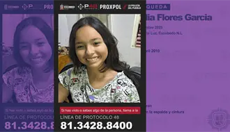 Alerta en Escobedo buscan a Josselyn Flores de 15 años