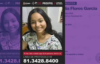 Alerta en Escobedo buscan a Josselyn Flores de 15 años