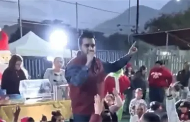 Jesús Nava Rivera lleva posadas y alegría navideña a colonias de Santa Catarina