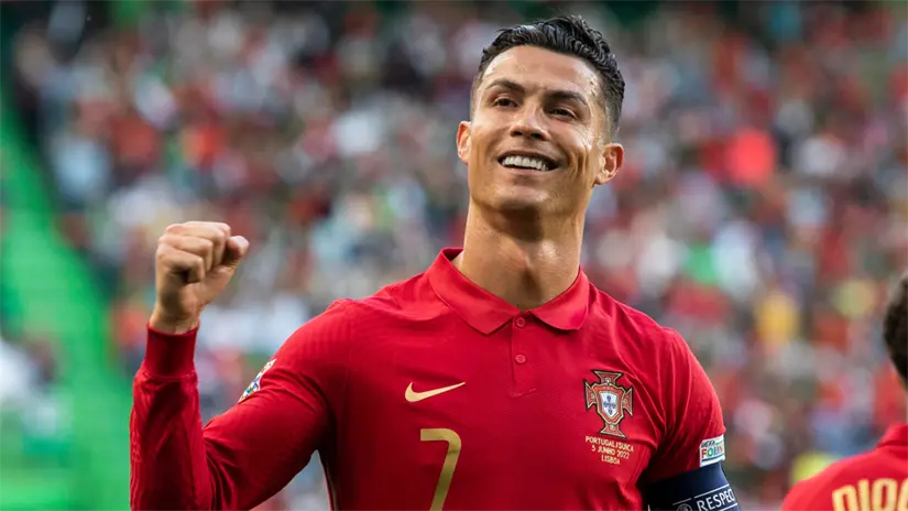 Cristiano Ronaldo, jugador del equipo Portugal, FOTO: X (Fan de Cristiano Ronaldo)