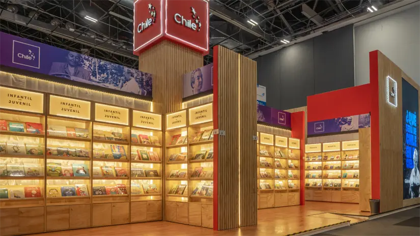 Stand ganador en la categoría de oro, FOTO: X (@EmbaChileMX)