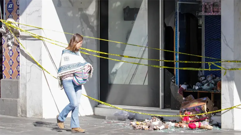 La mañana de este miércoles el Sanborns del Centro Histórico de Puebla Fotos: Jafet Moz
