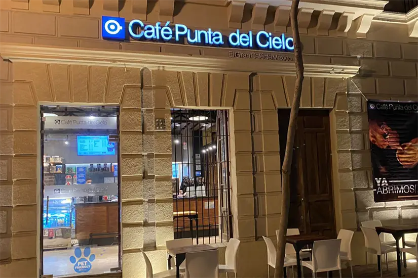 Café Punta del Cielo es una reconocida cadena mexicana de café gourmet. Foto: Café Punta del Cielo 