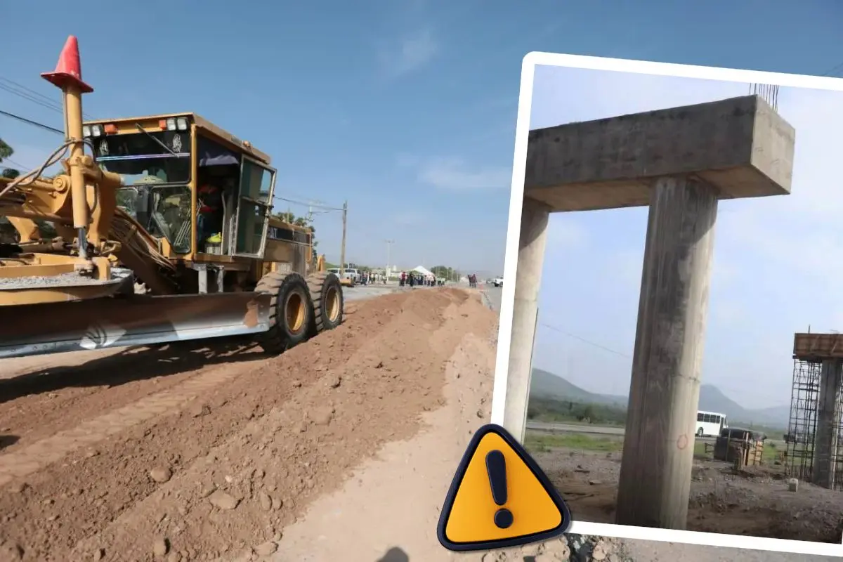 Avanza ampliación de la carretera Derramadero - Saltillo / Foto: Gobierno de Saltillo | Movilidad Coahuila | Canva