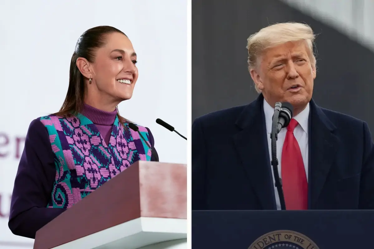 Claudia Sheinbaum y Donald Trump podrían sostener su primer encuentro en el Sorteo del Mundial 2026 Foto: Gobierno de México/The White House