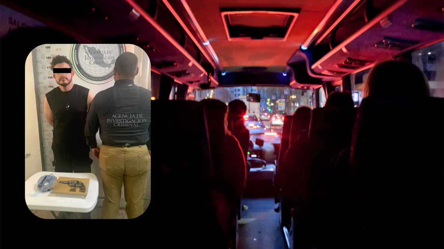 Fue puesto a disposición de la autoridad correspondiente un sujeto que portaba un arma y droga. Foto: Especial.