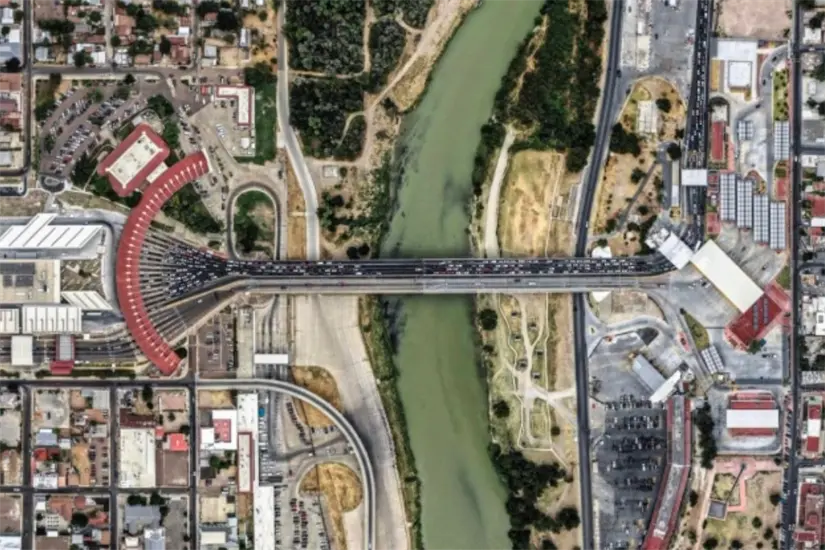 imagen recuadro Los trayectos desde Monterrey hacia los cruces fronterizos de Nuevo Laredo, Reynosa o Piedras Negras. Foto: Puente Colombia