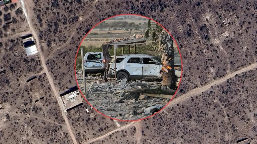 Así se veía el lugar de la explosión de Contreras, Durango, antes del 2 de diciembre