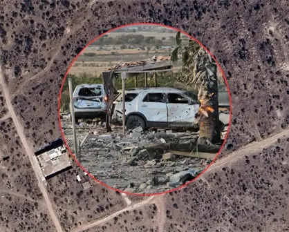 Así se veía el lugar de la explosión de Contreras, Durango, antes del 2 de diciembre